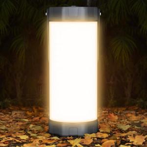 image:imageGlocusent 106 LED Camping Lights Up to 80Hrs 5000mAh Camping Lantern Rechargeable with 5 Brightness 3 Modes amp SOS IP68 Waterproof Max 1200LM Lanterns for Power Outages Hiking Emergency HurricaneGray
