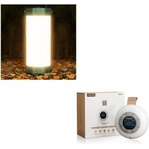 image:imageGlocusent 1Pack LED Camping Lantern Bundle 1Pack Rechargeable Sound Machine
