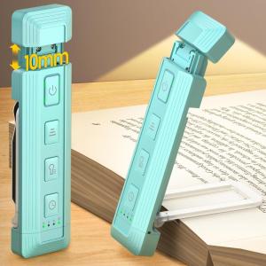 image:imageGlocusent Extendable Book Lights for Reading at Night 5 Enhanced Brightness amp 3 Colors with Sleep Aid amp Timers Clip on USB Rechargeable Reading Light for Books in Bed Ideal Gifts for Book LoversBlue