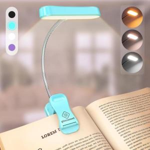 image:imageGlocusent Horizontal ETHead Book Light for Reading in Bed Eye Caring CRI 95 3 Colors amp 5 Brightness Rechargeable Long Lasting Reading Light 18Oz Lightweight amp Portable Perfect for Book LoversBlue